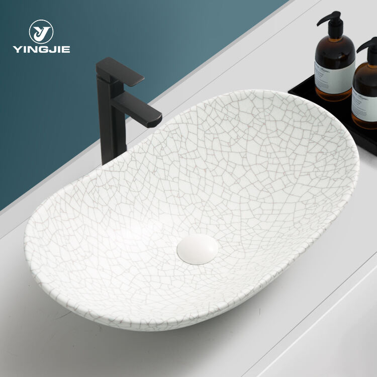 quality ceramic sanitary wares art marble basin for bathroom