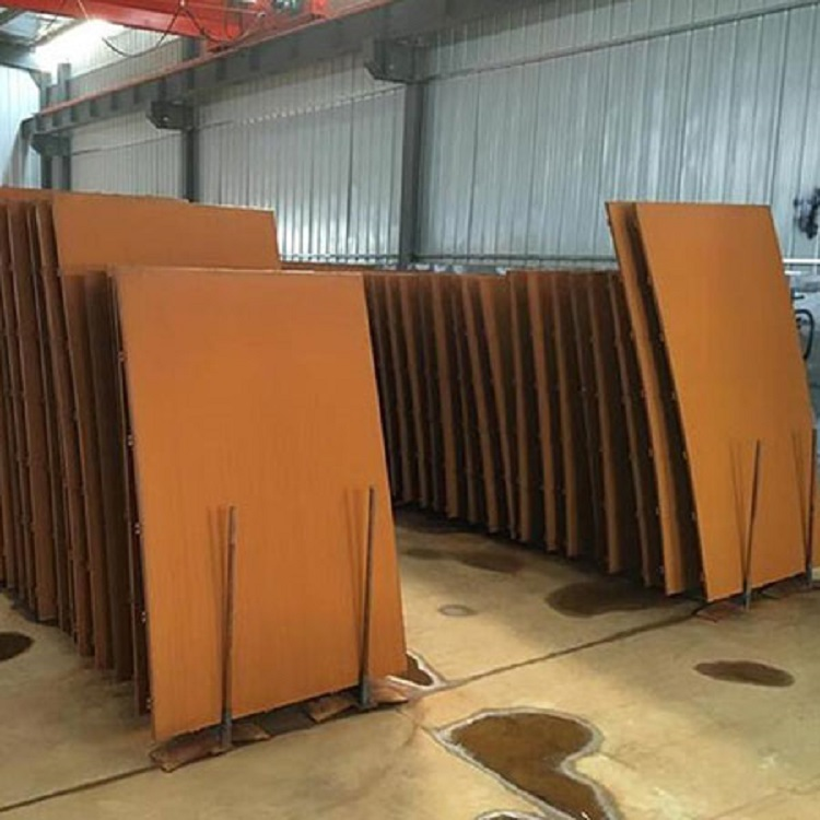 Rust Color High-strength Decorative Wear Resistant Carbon Steel CortenB CortenA Container Corten Plate factory