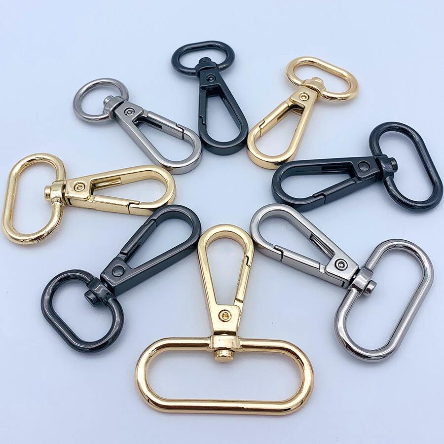 Customize bag hardware rotary snap hook for handbag