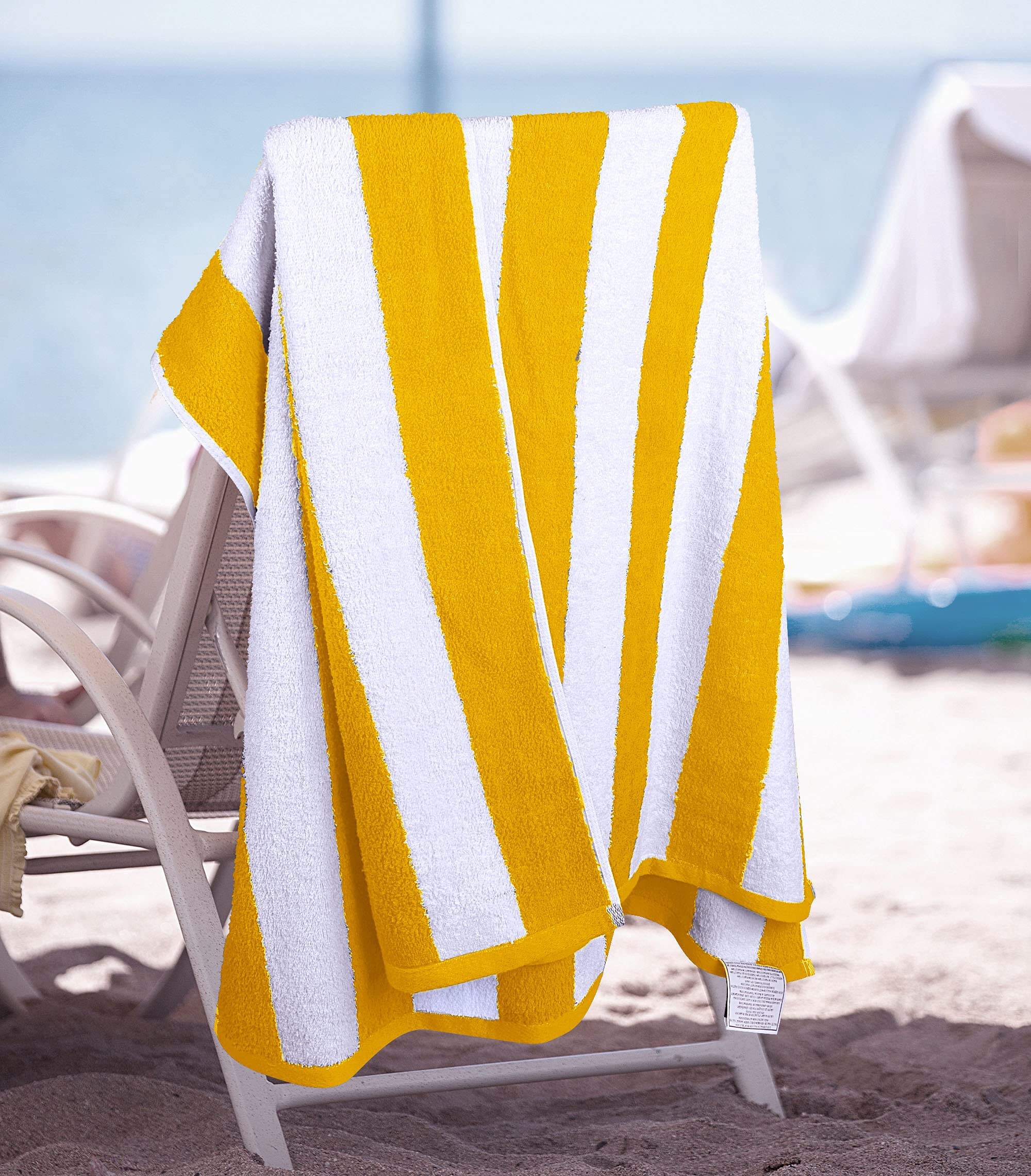 Utopia Cabana Stripe Beach Towel 100%  Cotton  Towels, Soft and Quick Dry Swim Towels Variety Pack manufacture