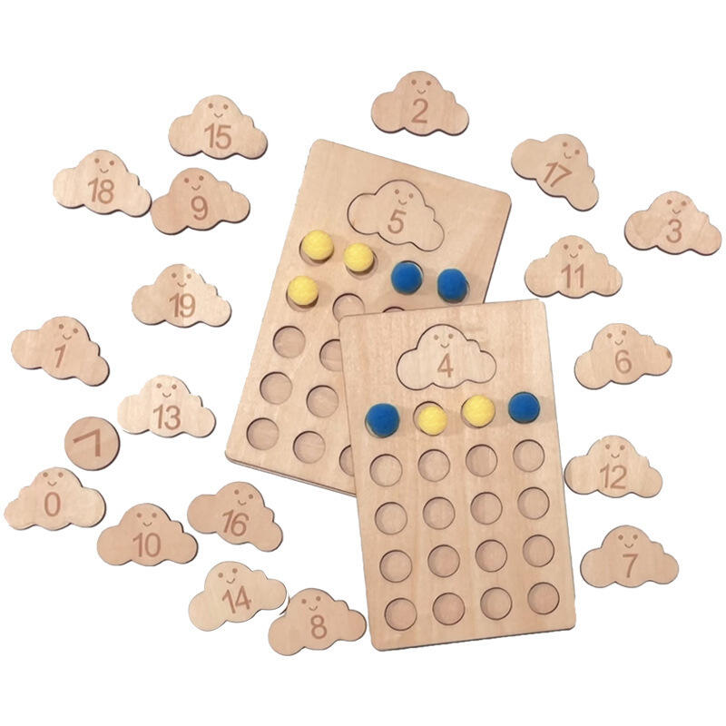 Unisex Wooden Children's Digital Cognitive Board Puzzle Aged 5-7 Years Paired with Teaching Aids factory