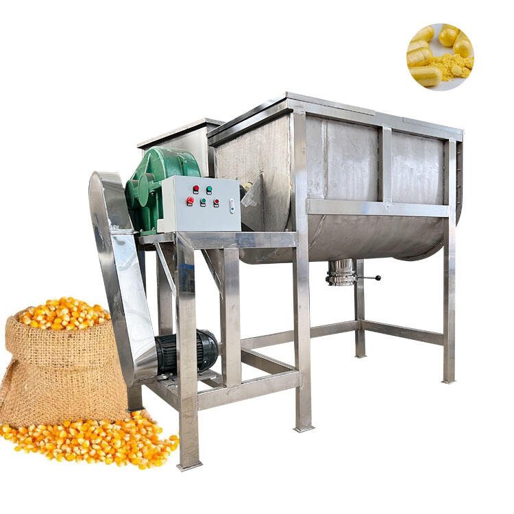 Ribbon Feed Mixer