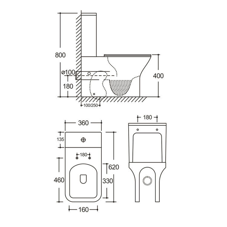 sanitary ware ceramic soft close toilet seat prices floor mounted rimless toilet factory