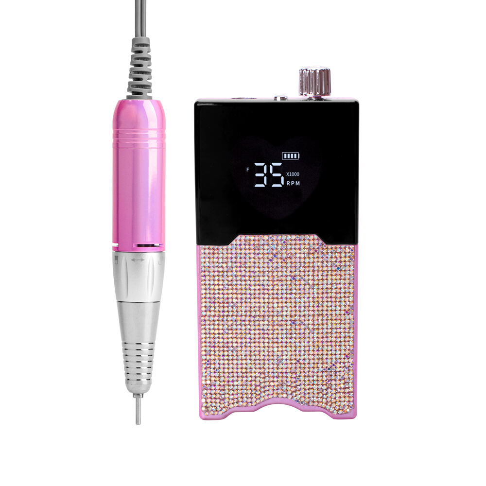 SN362M 35000RPM Portable Professional 65w Coreless Rechargeable Electric E-file Manicure Pedicure Polish Acrylic Tool