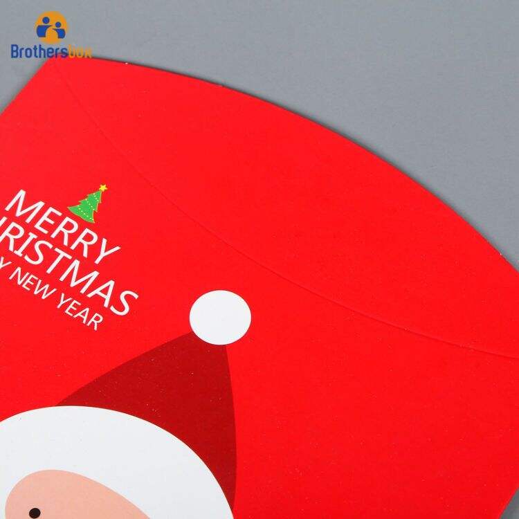 custom christmas cardboard pillow shaped box candy paper gift packaging-3