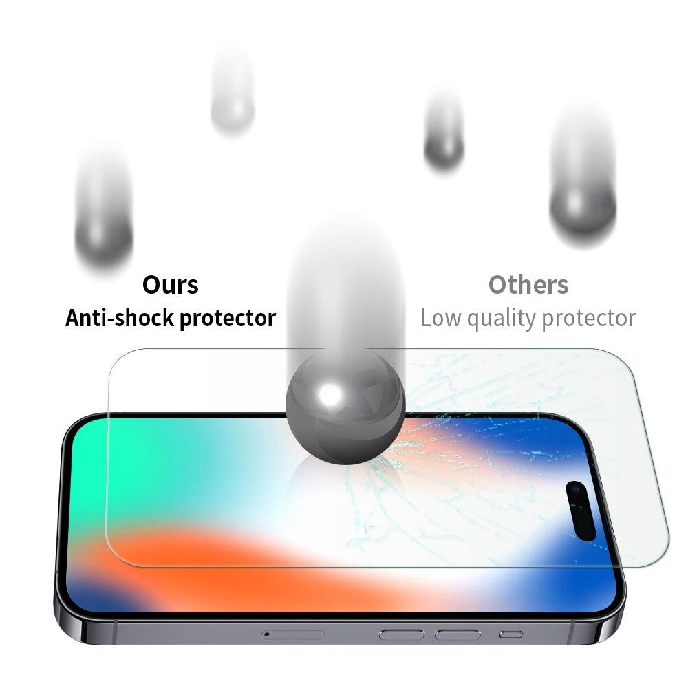 Laudtec GHM042 0.33Mm 2.5D Tempered Glass Screen Protector Accept Pre-Ordering For Iphone Max Pro Plus 15 details