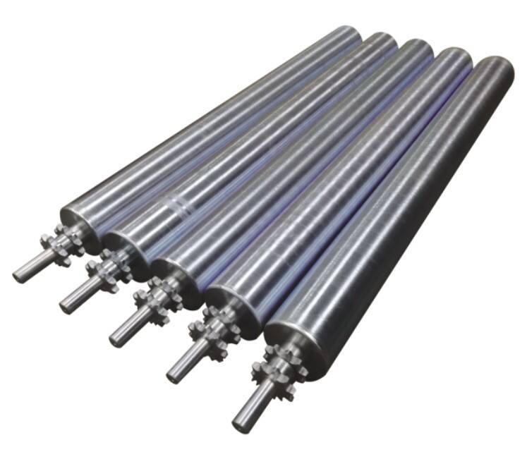 Good Quality Rotating Flexible Gravity Roller Conveyor Roller With 11Mm Hex Shaft For Material Handling Equipment Parts manufacture