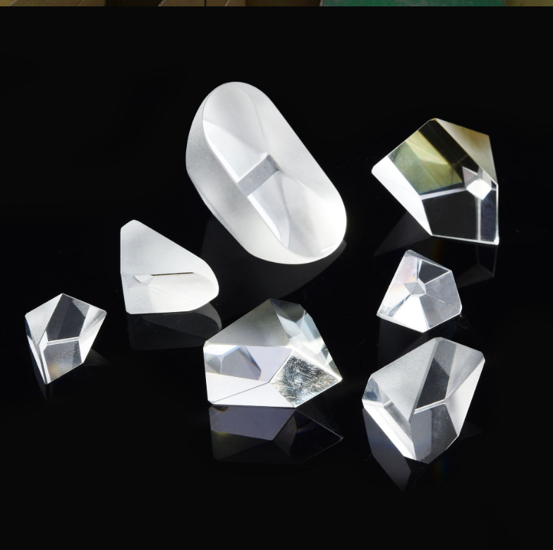 High Precision  Clear Aperture Shape Optical Glass Amici Roof Prisms,Flats And Windows For Light Bending details