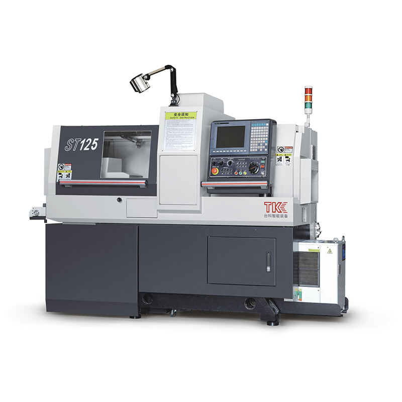 ST125 multi-function swiss type CNC lathe machine with servo motor for less than 12mm stick metal processing