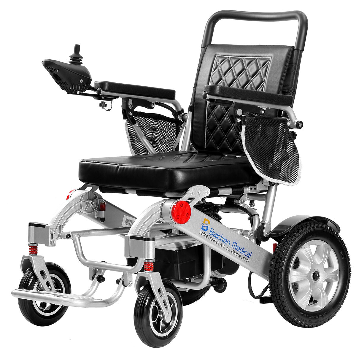 BC-EA9000 كرسي متحرك كهربائي قابل للطي وقابل للتعديل للعناية المنزلية