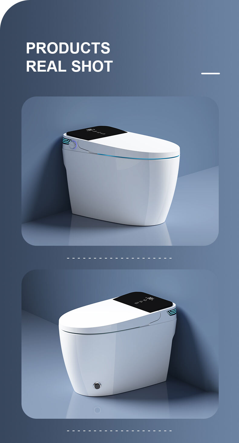 High Quality Automatic Sanitary Ware Intelligent Toilet Bowl Electric One Piece Tankless Bathroom Wc Intelligent Smart Toilet supplier