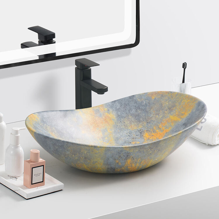 designer wash basin manufacturer colorful bathroom art basin sink for hotel supplier