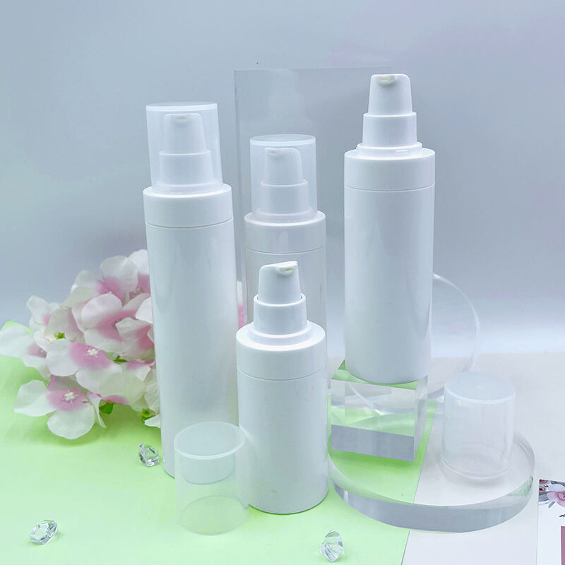 50ml 80ml 100ml 120ml Plastic cosmetic airless bottle PP lotion bottle pump for sale