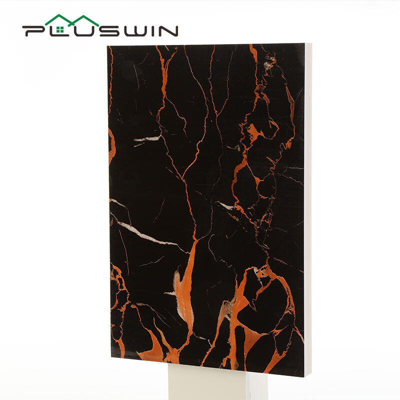 laminate board pvc sheet pvc film scratch resistant marble glossy China factory manufacture