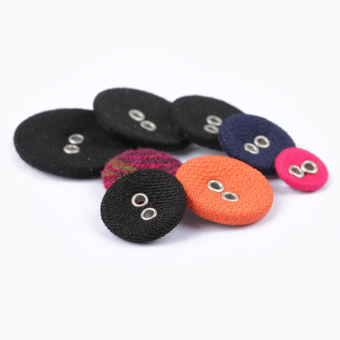 2 holes eyelets fabric cover buttons for children clothes