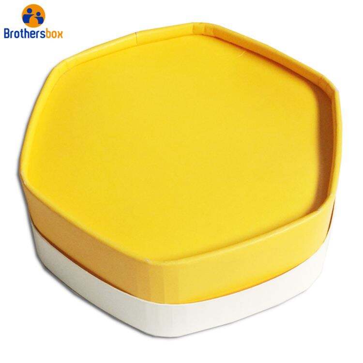 Luxury Hexagon Jewelry Box / Hexagon Storage Cardboard Box details