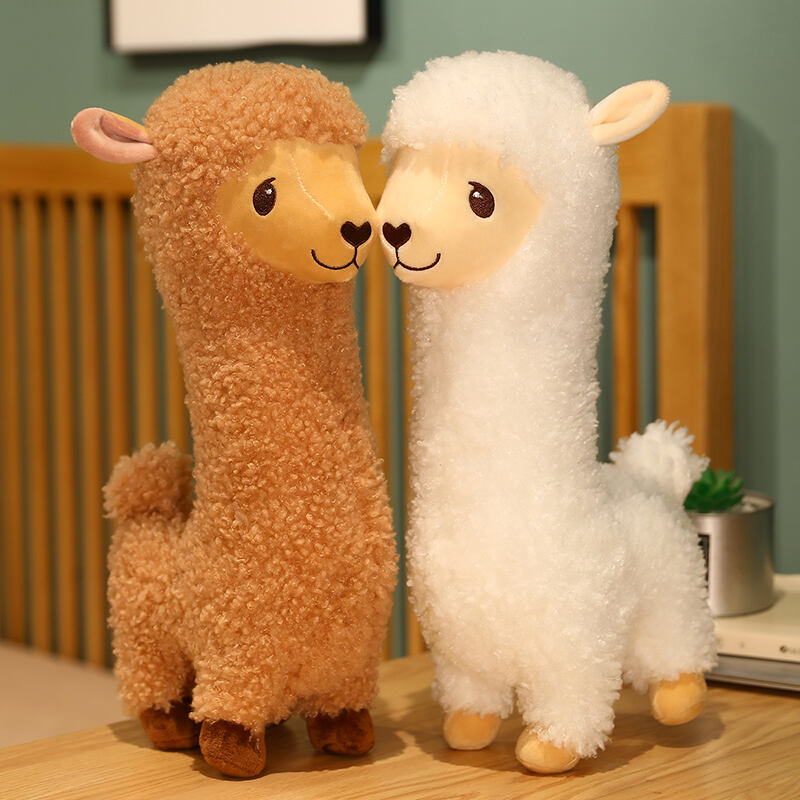 Hot Selling plush alpaca with crown High Quality Cute alpaca plush toys plush llama toys Doll for Kids manufacture