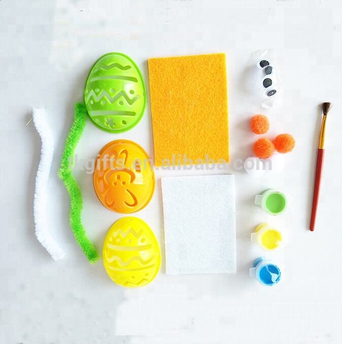 2024 new Easter children's baby toys plastic Easter egg painting DIY game set promotion gift manufacture