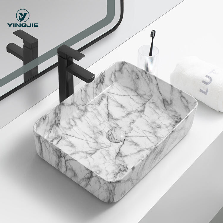 modern made in China marble top basin