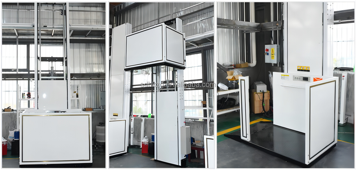 Ce Small Home Vertical Stair Wheelchair Disabled Lift Hydraulic Elevator Lift Passenger For Handicap Disabled factory