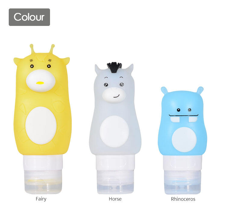 Cartoon Cute Empty Squeeze Silicone Travel Bottle factory