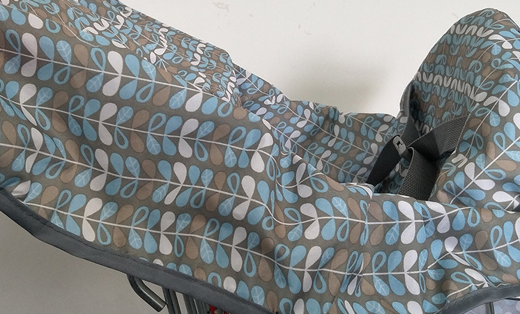 OEM shopping cart seat cover for baby or toddler supplier