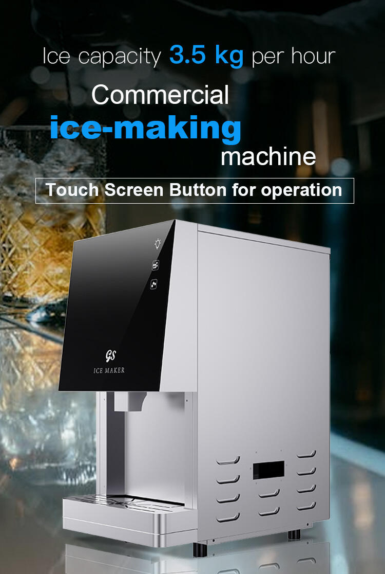 A mais nova máquina comercial de fabricação de cubos de gelo em aço inoxidável com preço de fábrica