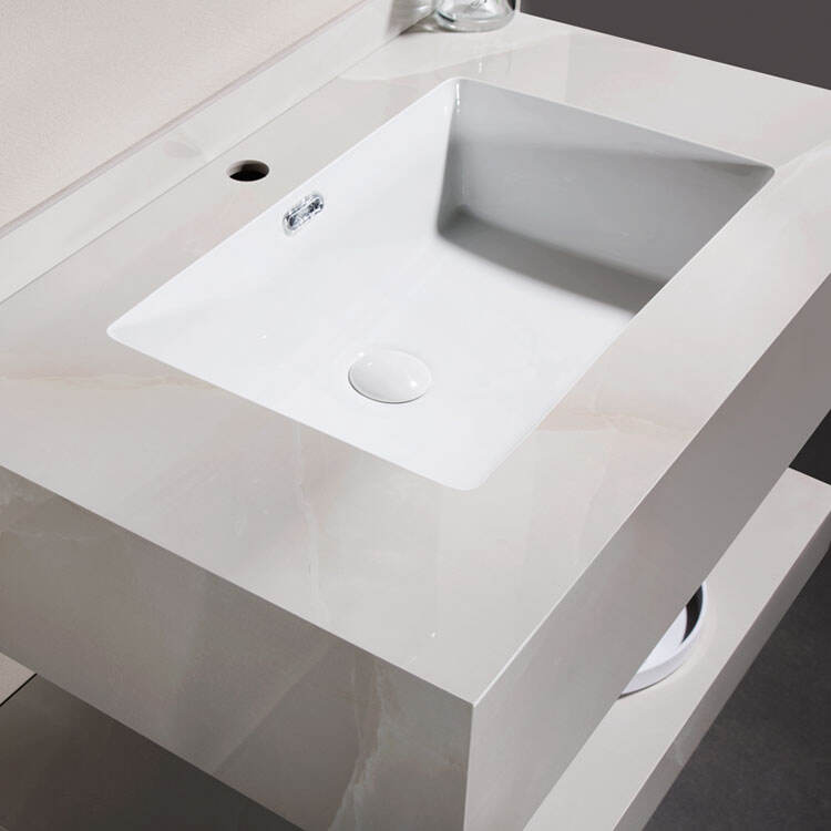 modern sintered stone vanity bathroom cabinet with basin for bathroom manufacture