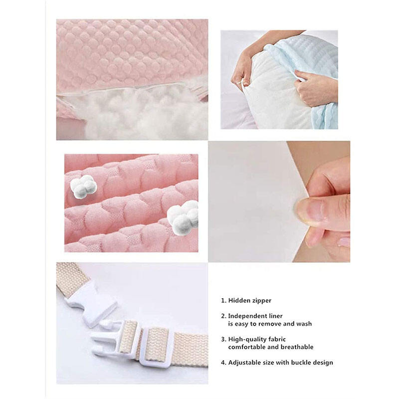 Multifunctional 100% cotton Eco-friendly Newborn backrests baby nursing pillow for Babies manufacture