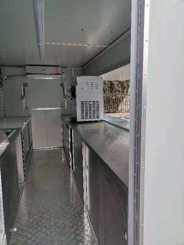 TUNE Mobile Food Trailer Street Mobile Food Cart China Factory Mobile Food Truck untuk Dijual butiran