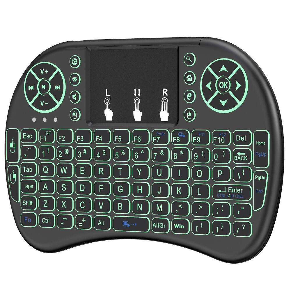 Hot selling Universal wireless keyboard mouse combo 2.4G wireless I8 mini keyboard smart remote control details