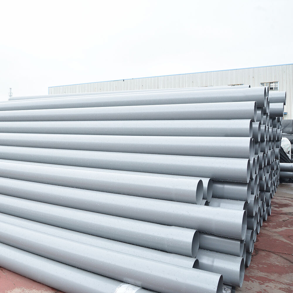 Low Price Customized Irrigation Drainage Pipe Plastic Water Pipe thin-walled UPVC tubes pipes factory