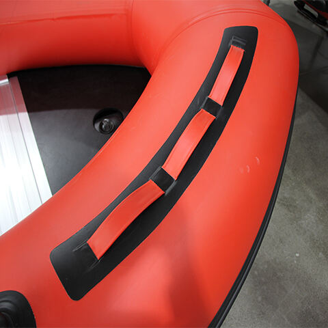 CE 3.9m Aluminium Floor Inflatable Boat Sport Fishing Boats ZB-390 with Outboard Motor details