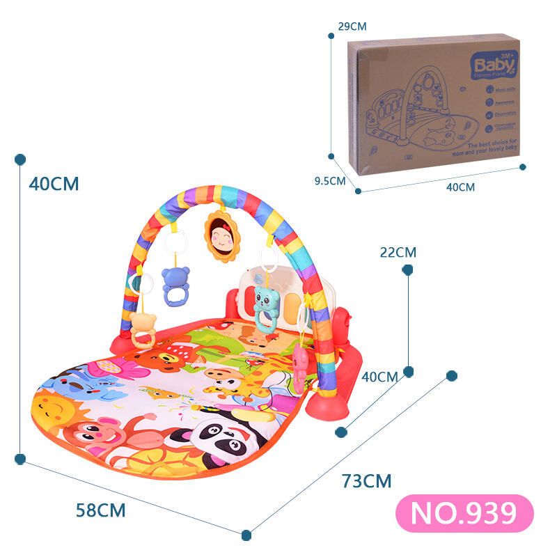 Musician Play Mat For Baby Child Baby Activity Gym Piano Crawling Mat For Babies manufacture