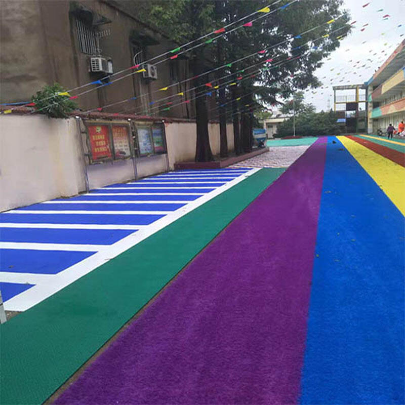 Beautiful Colors Grass Carpet Artificial Outdoor PP + PE Material Green Grass Wall Decor Artificial Lawn supplier