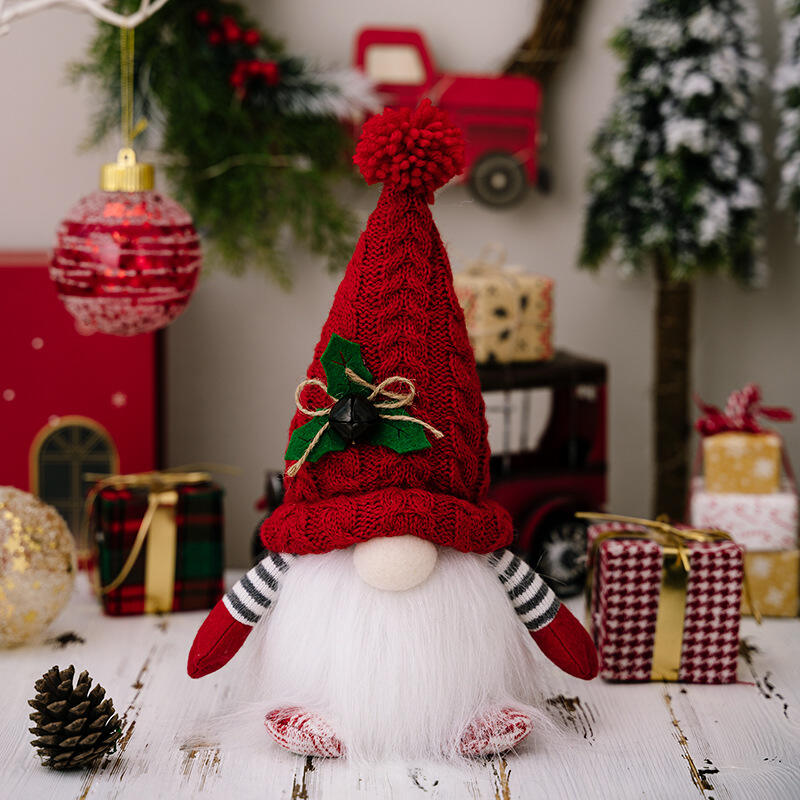 Christmas Gnome Light Plush Gnomes Gonk With Lights Desktop Ornaments supplier