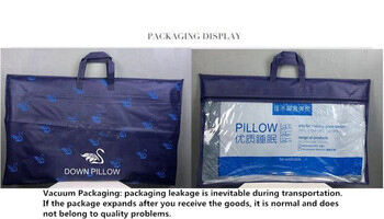 New style hot vacuum packing 1000g wholesale and retail pillows 100% cotton filling manufacture