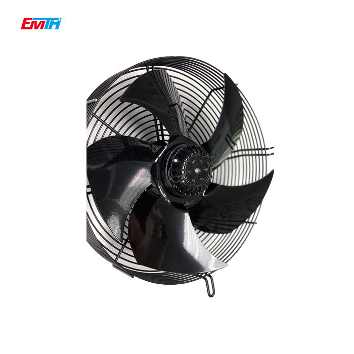 Ventilador de fluxo axial industrial para fábrica de condensador de evaporador