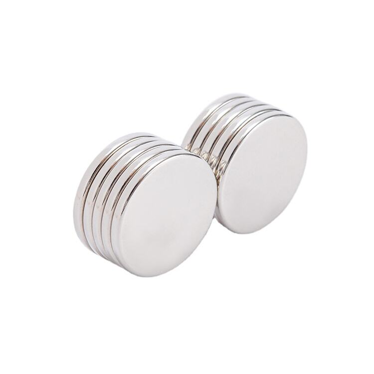 D20 Small Disc Round Nickel Coated Neodymium Magnet Sheet supplier