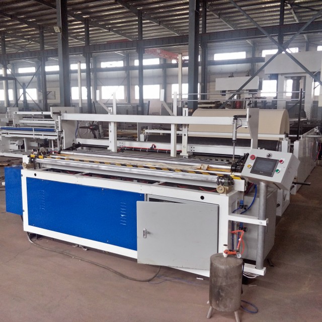 Automatic Toilet Paper Rewinder Tissue Paper Manufacturing Machine Reduce Production Cost factory