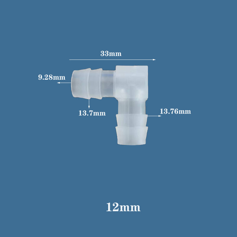 Type L Tube Connector Plastic Water Hose Connector various Elbow details