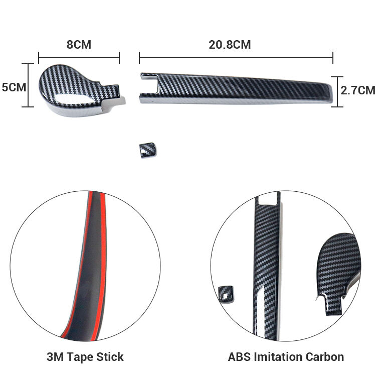 ATTO3 Accessory Rear Wiper Arm Cover Rear Wiper Blade Cover Exterior For BYD ATTO 3 Yuan Plus manufacture