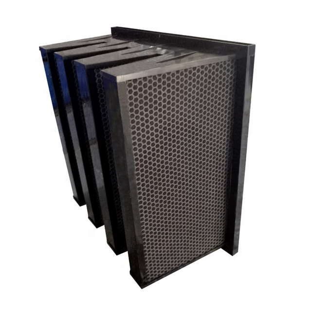 V bank activated carbon filter Combined v bank air filters manufacture