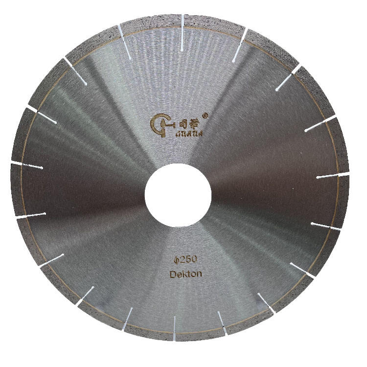 GuHua High Frequency Lower Noise Sintered Diamond Cutting Disc Circular Saw Blades for Dekton manufacture