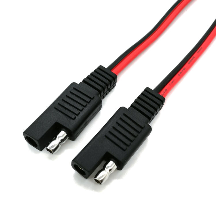 2Pin SAE to SAE 10AWG Wire Harness Bullet Quick Connector 3ft SAE Extension Cable factory