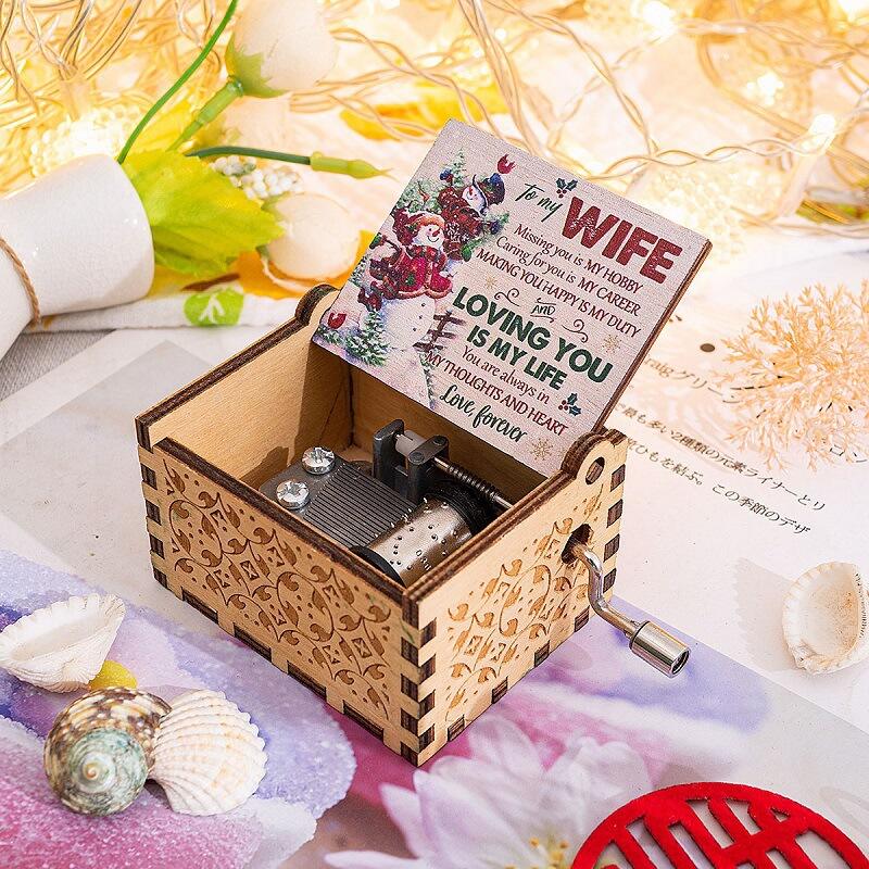 Christmas Vintage Hang Crank Music Box factory