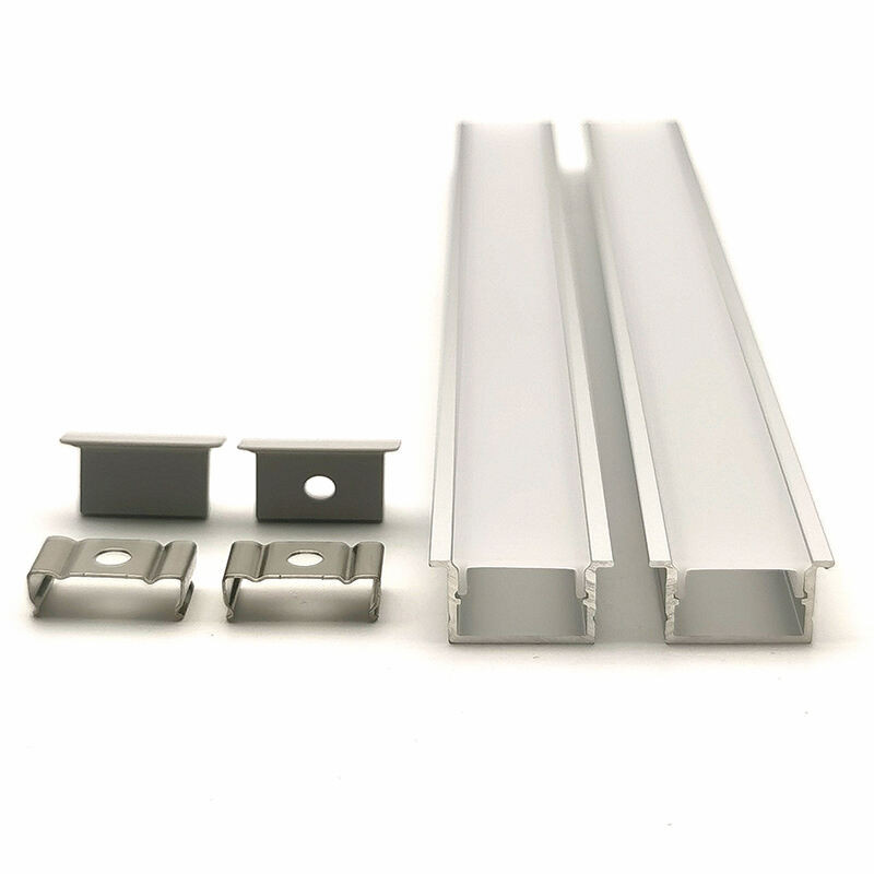 YG-F022(16x10) 16*10 Aluminum Cabinet Light Aluminum Profile LED Line Light Aluminum Slot Kit For Housing