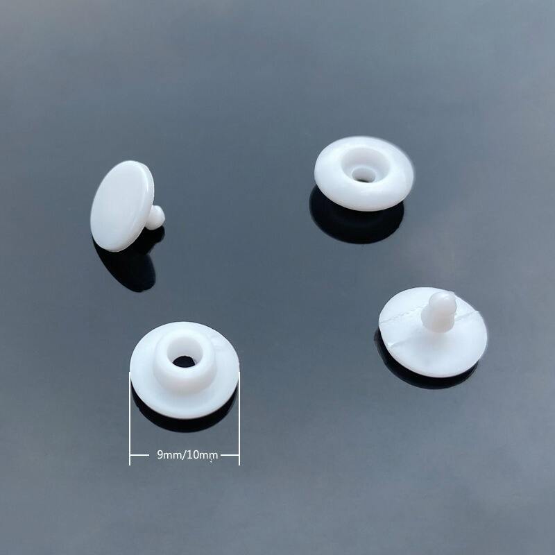 9mm 12mm 15mm Two Parts face shield wristband snap button lock closure