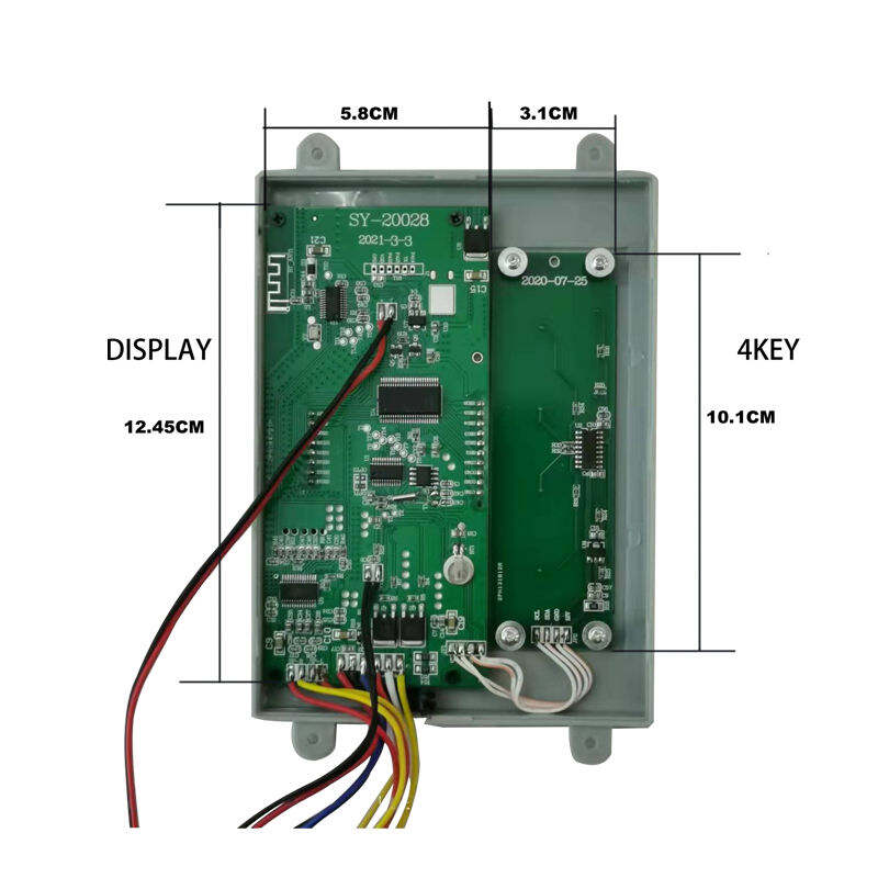 Blue Tooth 12V 5A 60W  4 Key Three Color Defogger Time Temperature Display Mirror Way Touch Switch manufacture