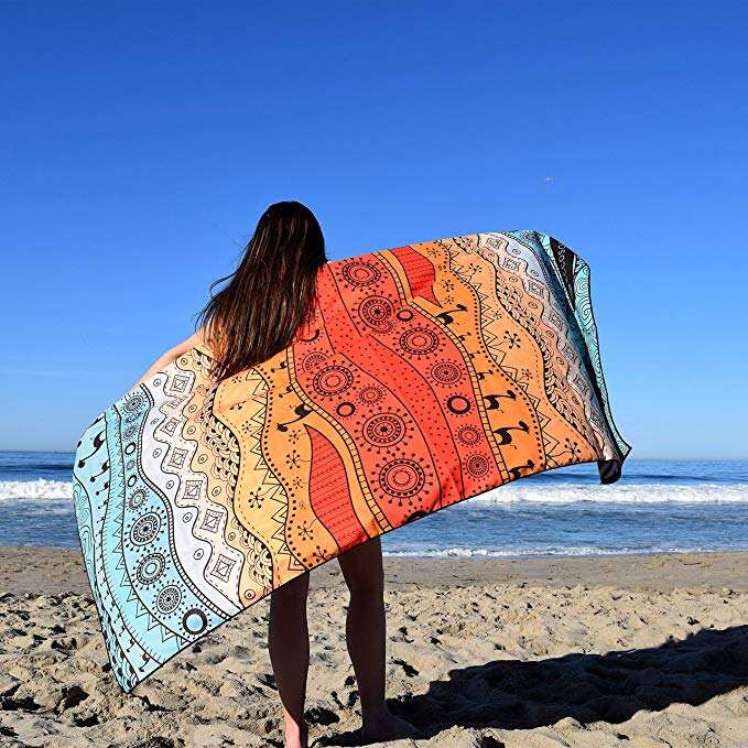 Reversible 100% Cotton Jacquard Bath Towel Customized Rectangle Shape for Beach and Pool Swimming for Babies Colorful Pattern manufacture